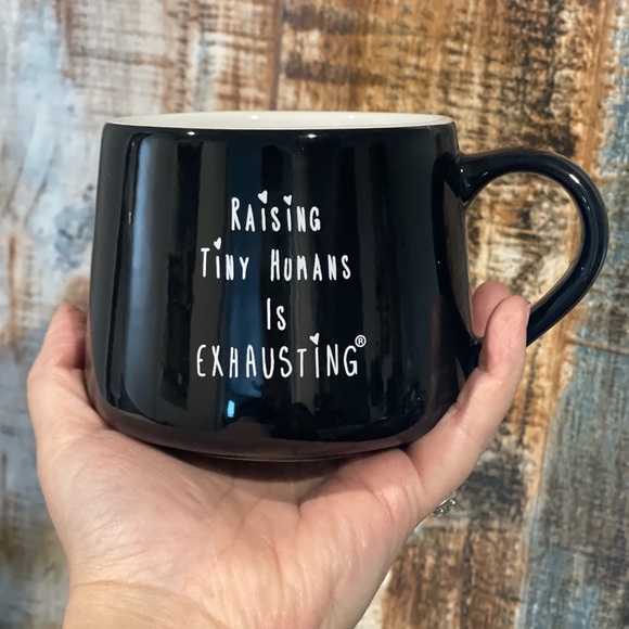 Raising Tiny Humans Is Exhausting Ceramic Mom Life Coffee Mug - Picture 6 of 6